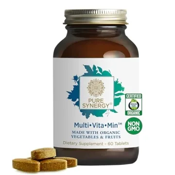 PURE SYNERGY Multi·Vita·Min | Vegan Multivitamin Made with Organic Whole Foods | Twice Daily Suppl...