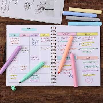 Mr. Pen- Highlighters, 8 Pack, Macaron Colors, Highlighters Assorted Colors, Highlighter Set, Pastel Highlighters, Highlighter Pens, Colored Highlighters, Book Highlighters Pastel Highlighter Set