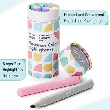Mr. Pen- Highlighters, 8 Pack, Macaron Colors, Highlighters Assorted Colors, Highlighter Set, Pastel Highlighters, Highlighter Pens, Colored Highlighters, Book Highlighters Pastel Highlighter Set