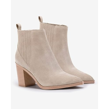 Imily Bela Women's Stylish Suede Ankle Boots for Winter