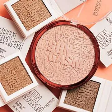 Catrice | SUNGASM Face & Body Highlighter | Jumbo Sized, Silky Soft Powder With Light Reflecting Pigments | For All Skintones | Vegan, Paraben Free, Oil Free | Cruelty Free