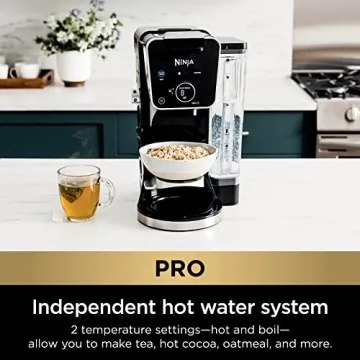 Ninja CFP301 Coffee Maker with Glass Carafe and Frother