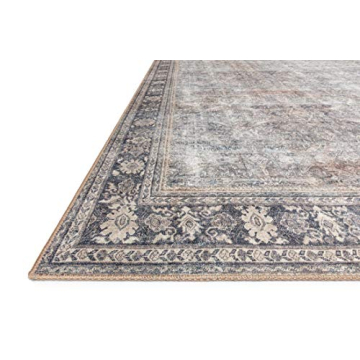 Loloi II Wynter Area Rug in Grey/Charcoal - Soft & Durable