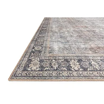 Loloi II Wynter Area Rug in Grey/Charcoal - Soft & Durable