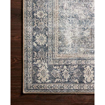 Loloi II Wynter Area Rug in Grey/Charcoal - Soft & Durable