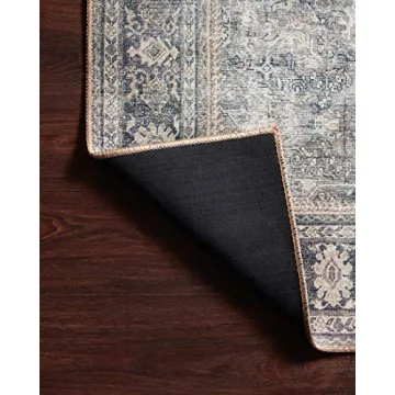 Loloi II Wynter Area Rug in Grey/Charcoal - Soft & Durable