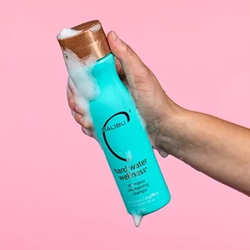 Malibu C Hard Water Wellness Shampoo - Hydrating Sulfate Free Shampoo - Hair Care for Hard Water - Protects Hair from Hard Water Elements + Removes Build Up (9 oz)