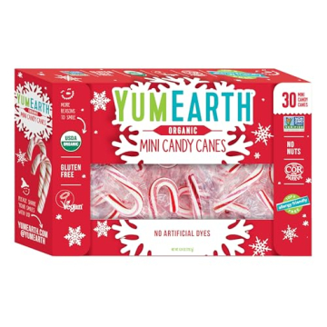 YumEarth Organic Mini Candy Canes: Guilt-Free Peppermint Treats