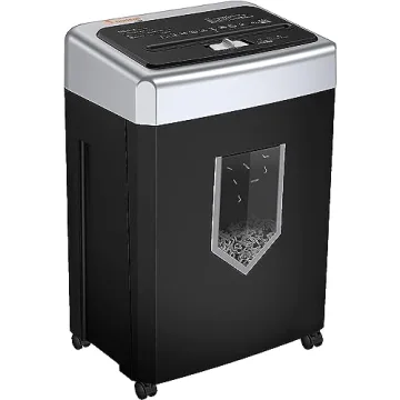 Bonsaii C169 5Gal 15-Sheet Office Paper Shredder - Heavy Duty & Quiet