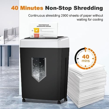 Bonsaii C169 Office Paper Shredder for Home Use