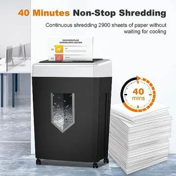 Bonsaii C169 Office Paper Shredder for Home Use