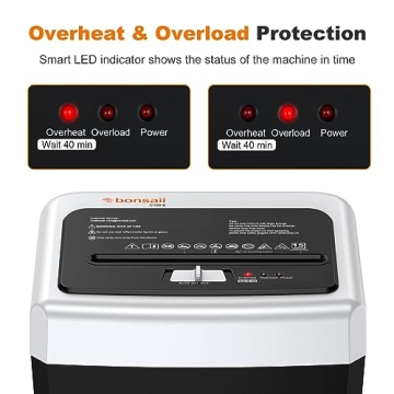 Bonsaii C169 Office Paper Shredder for Home Use