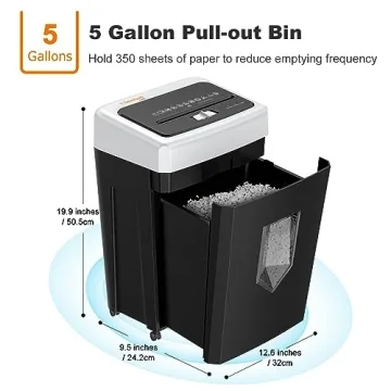 Bonsaii C169 Office Paper Shredder for Home Use
