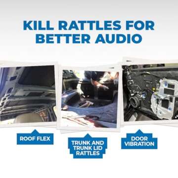 Premium Car Sound Deadener Mat - Second Skin Damplifier Pro (13.67 Sq Ft)