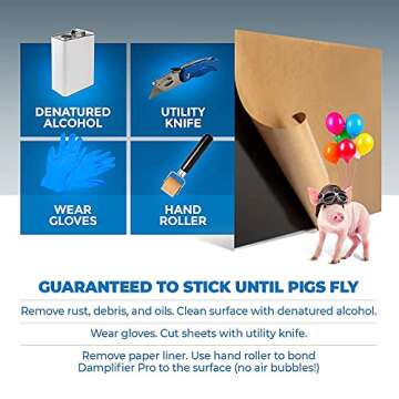 Sound Deadening Material for Cars - Damplifier Pro (USA)