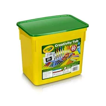 Crayola Creativity Tub - 80+ Arts & Crafts Tools for Kids