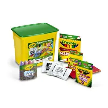 Crayola Creativity Tub - 80+ Arts & Crafts Tools for Kids