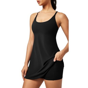 IUGA Tennis Dress with Built-in Shorts & Bra for Women
