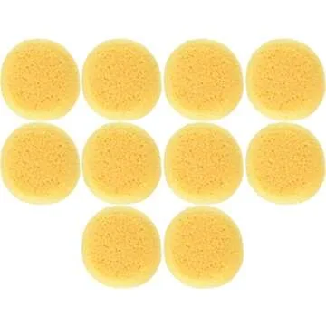 Creative Hobbies® 10 Pack of 3-1/2 Inch Round Synthetic Silk Sponges for Painting, Crafts, Ceramics...