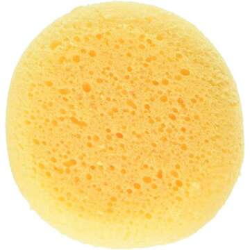 Creative Hobbies® 10 Pack of 3-1/2 Inch Round Synthetic Silk Sponges for Painting, Crafts, Ceramics, Household Use & More! Pack of 10 Sponges