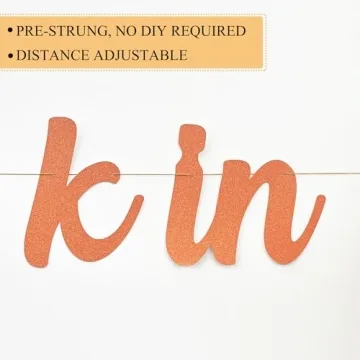 Uniwish Little Pumpkin Banner for Baby Shower Decorations