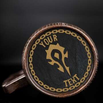 Personalized Wooden Beer Mug for Gifts and Collections