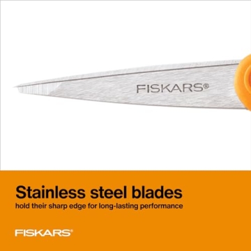 Fiskars Premier No. 5 Micro-Tip Scissors for Crafts and Sewing