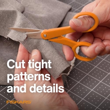 Fiskars Premier No. 5 Micro-Tip Scissors for Crafts and Sewing