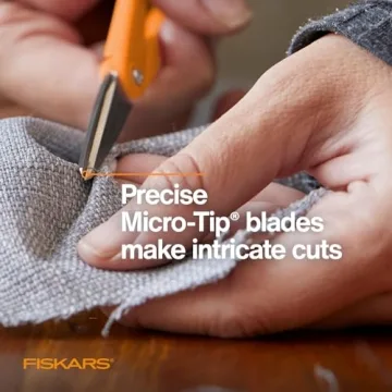 Fiskars Premier No. 5 Micro-Tip Scissors for Crafts and Sewing
