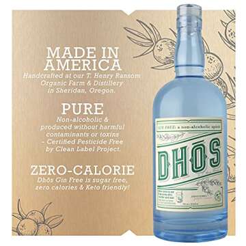 Dhōs Gin Free - Non-Alcoholic Spirit for Delicious Mocktails