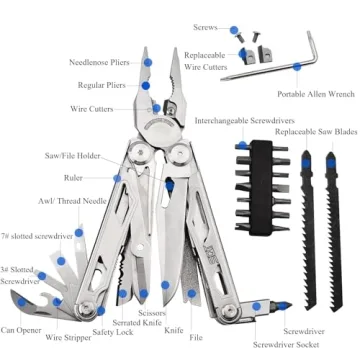 SQT2045 20-in-1 Multitool for DIY & Outdoor Adventures