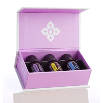 doTERRA Essential Oils Introductory Kit – Lemon, Peppermint & Lavender, 0.17 Fl Oz in Elegant Box