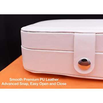 Mrs Travel Jewelry Box Gift-Plush Velvet Trinkets Storage Organizer Case-Miss to Mrs Gift-Wedding Gift for Bride-Mrs Gift-Bridal Shower Gift for Bride-Bachelorette Party Gift for Bride-Rose Golden