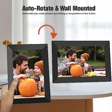 BIGASUO 10.1 Inch WiFi Digital Picture Frame - Instant Photo Sharing