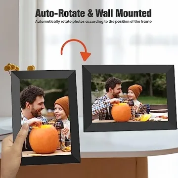 BIGASUO 10.1 Inch WiFi Digital Picture Frame - Instant Photo Sharing