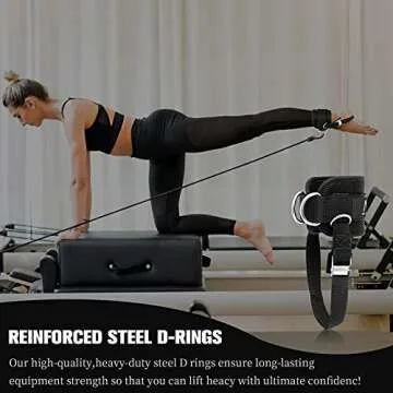 KIAA ZUIN Adjustable Ankle Straps for Strength Training