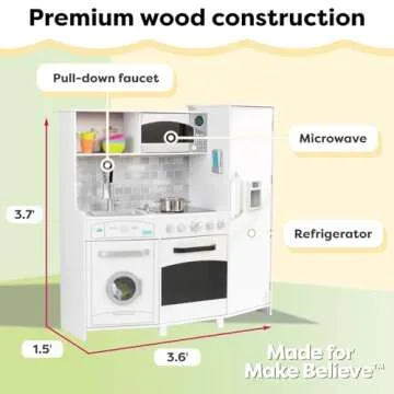 KidKraft Play Kitchen with Lights & Sounds for Kids