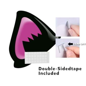 Digi4U Trunk or Treat Car Decorations Kit, Halloween Car Decorations for SUV, Halloween Cute Cat Decor for Garage Door Entryway Archway