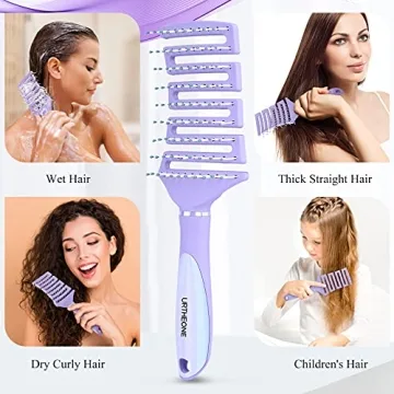 Professional Curved Vented Detangling Hair Brush