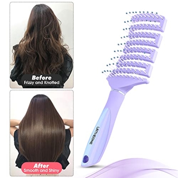 Professional Curved Vented Detangling Hair Brush