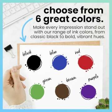 ExcelMark Self Inking Stamp Refill Ink - 2 oz. - Black Ink