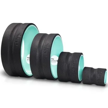 Chirp Wheel Foam Roller 4-Pack - Ultimate Back Pain Relief & Deep Tissue Massage