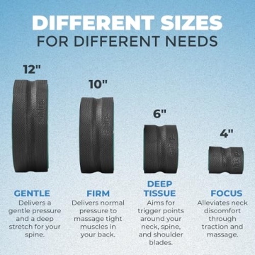 Chirp Wheel Foam Roller for Back Pain Relief & Deep Tissue Massage