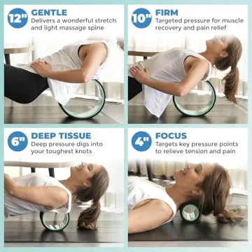 Chirp Wheel Foam Roller for Back Pain Relief & Deep Tissue Massage