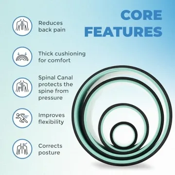 Chirp Wheel Foam Roller for Back Pain Relief & Deep Tissue Massage