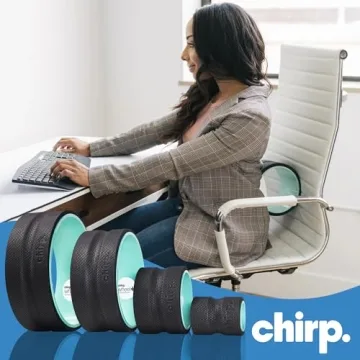 Chirp Wheel Foam Roller for Back Pain Relief & Deep Tissue Massage