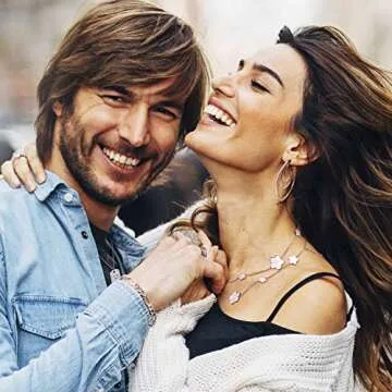 Clover Flower Long Gold Plated Necklace for Women