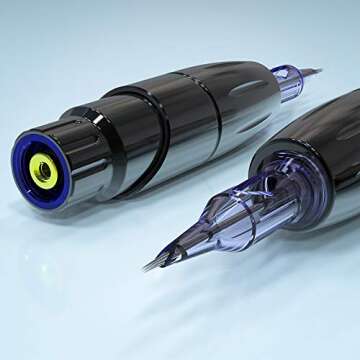 Dragonhawk Complete Rotary Tattoo Pen Machine Kit For Mast Tour Permanent Makeup 20Pcs Cartridges Needles Power Supply Color Inks for Tattoo Studio Artists 366H