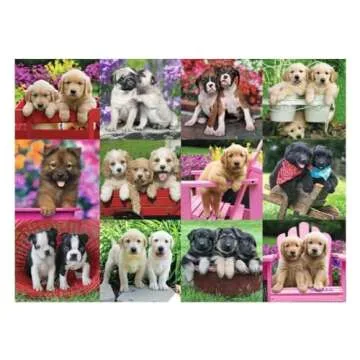 Ravensburger Puppy Pals Jigsaw Puzzle - 500 Unique Pieces | Softclick Technology Fun and Educational Toy for Kids and Adults | FSC Certified Materials