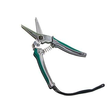 DEEALL Goat and Horse Hoof Trimmer Floral Trimming Shear with Serrated Blades 8-Inch